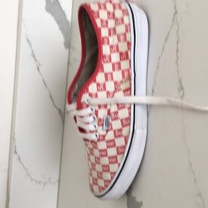 Supreme vans red (size 10.5) ((authentic))